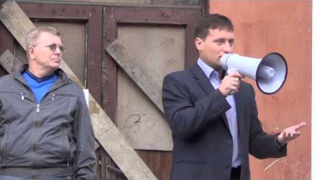 Акция протеста против застройки сквера - Одесса
